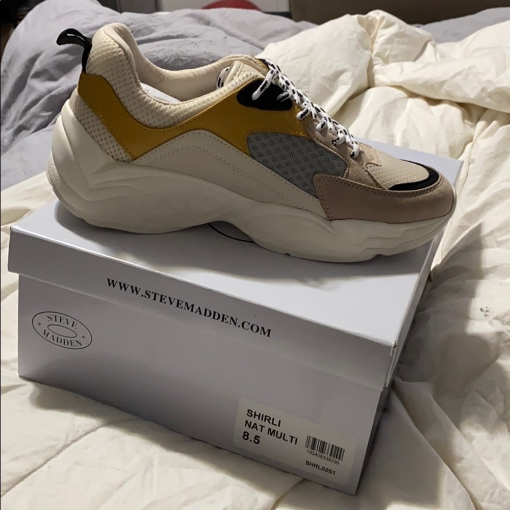 Steve Madden Shirl Nat Multi Grey/Blush/Rose Gold